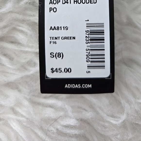 Adidas Boy's Camo Hoodie. Size Small (8). New. - Picture 8 of 8